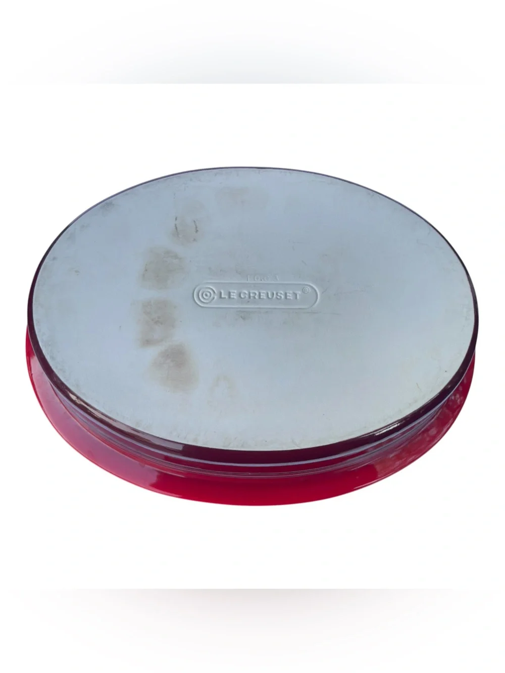 Le Creuset Stoneware Heritage Oval Casserole Baking Dish Cherry Red 16